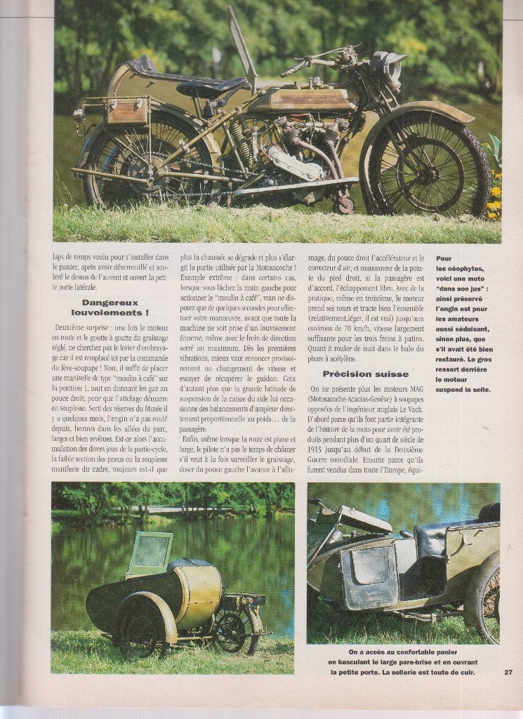 1918 Motorcycle Motosacoche V-Twin collection, Verzenden, Gelezen