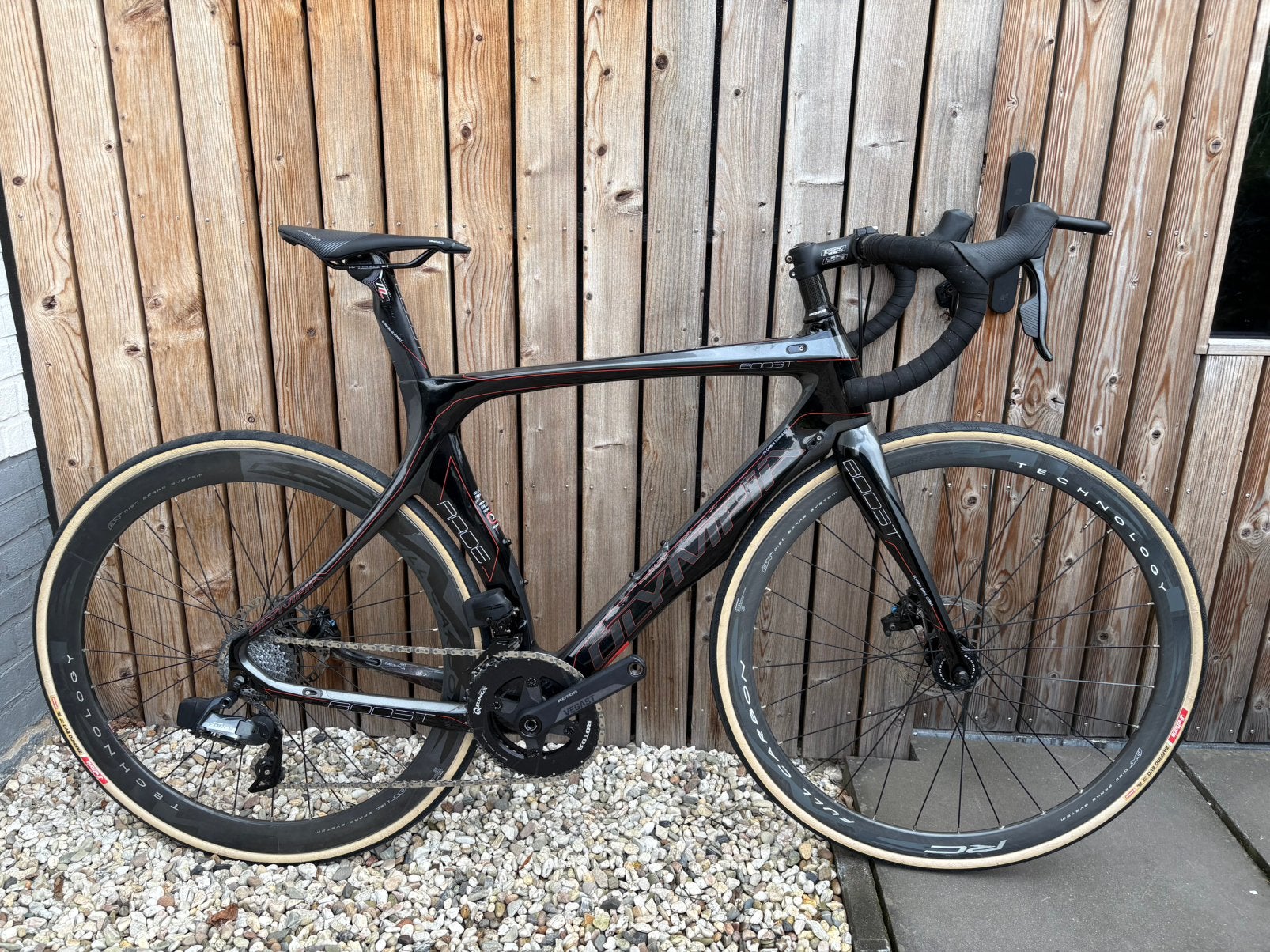 Olympia Boost carbon racefiets maat 56.5 Sram force AXS, Overige merken, 28 inch, Stalbergweg, Gebruikt