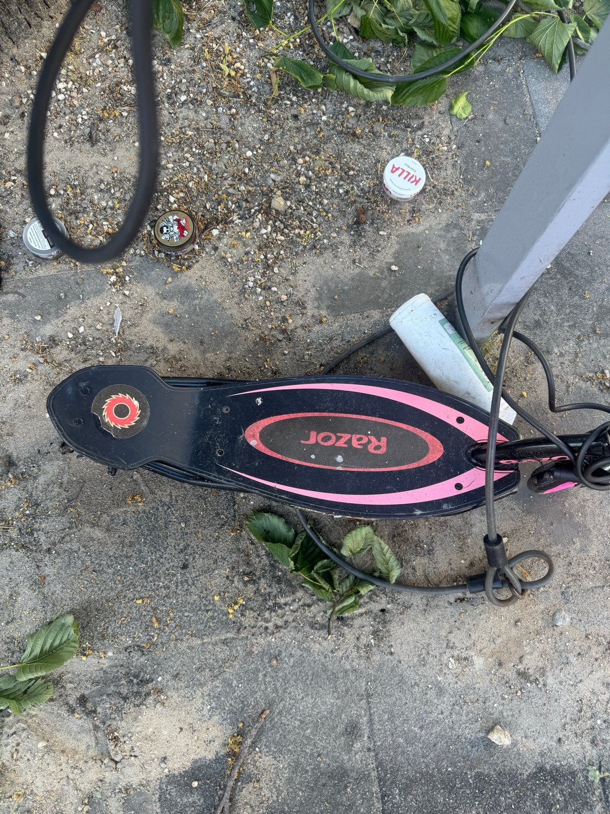 Razor Power Core E90 elektrische step - Roze, Fietsen en Brommers, Steps, Ophalen of Verzenden, Gebruikt, Elektrische step (E-scooter)
