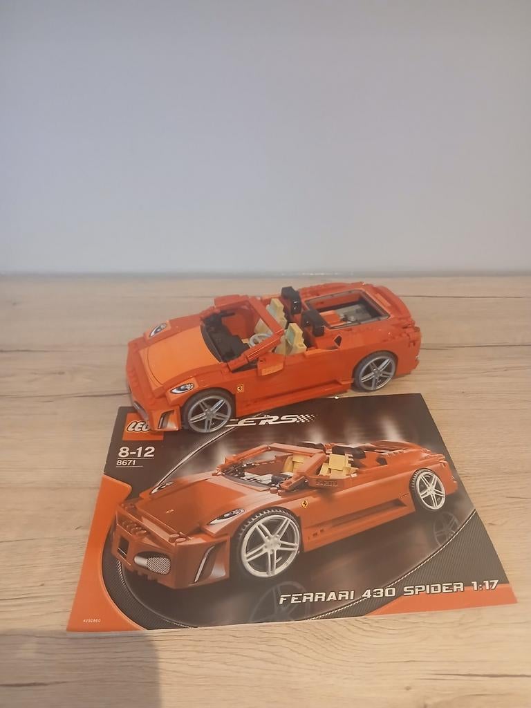 LEGO Racers Ferrari F430 Spider 1:17 (8671), Overige merken, Gebruikt, Auto, Groter dan 1:32