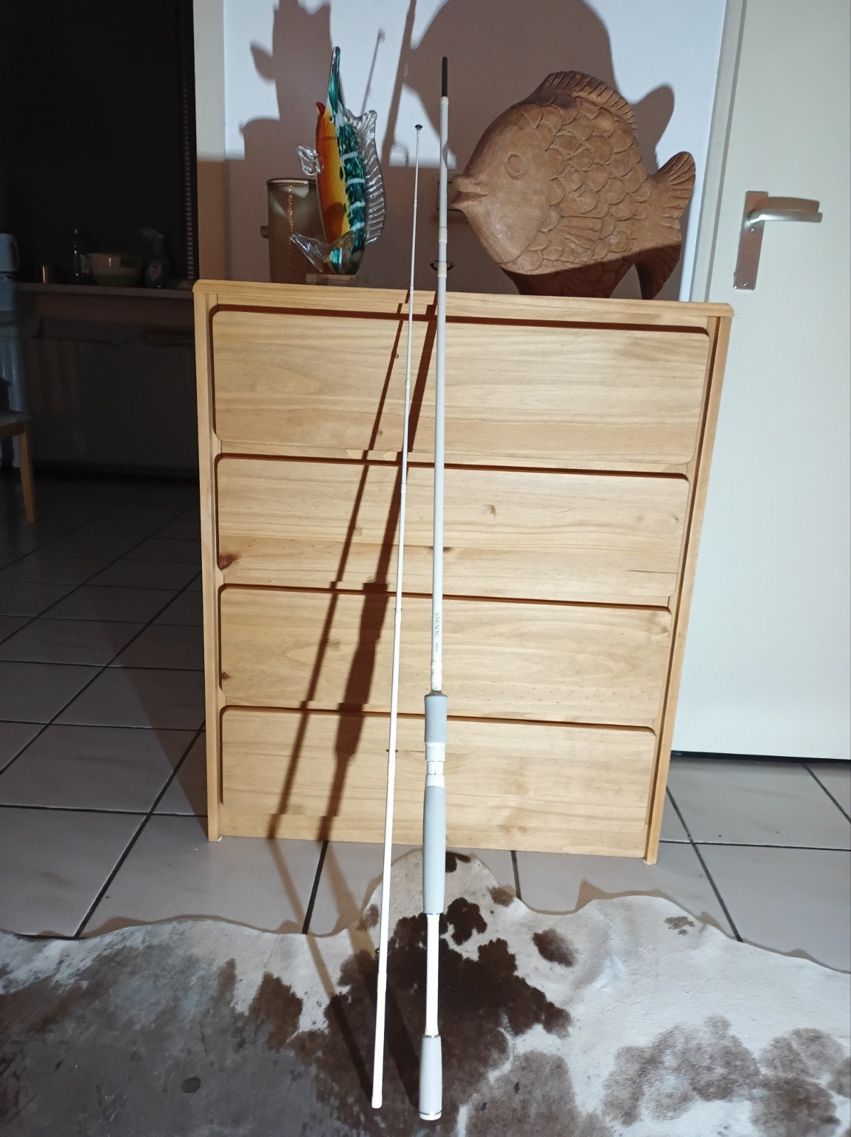 Shimano Stradic S91H Zeebaars spinhengel, Watersport en Boten, Ophalen, Werphengel