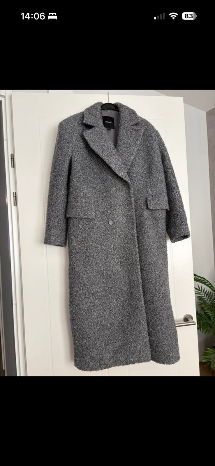 Monki oversized jas, Verzenden, Zo goed als nieuw