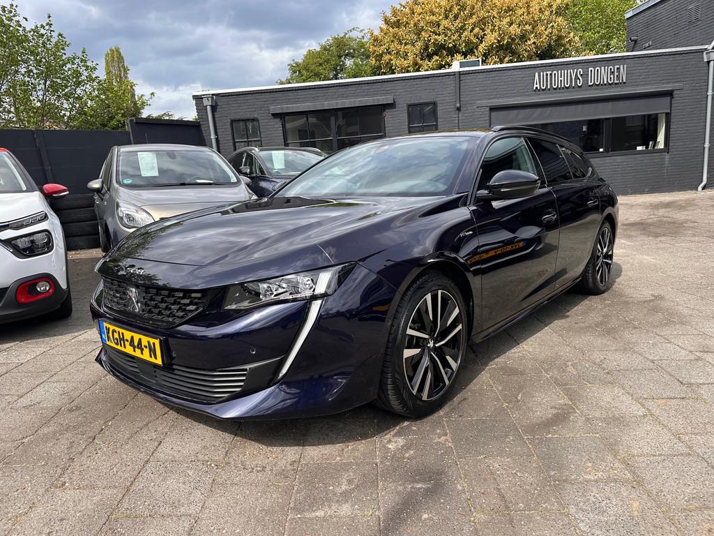 Peugeot 508 SW 1.6 HYbrid GT 225pk|Virtual Cockpit|360 Camer, Auto's, 77 km/l, Gebruikt, Zwart, 4 cilinders