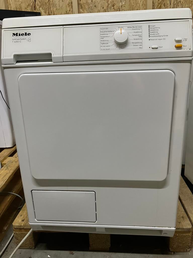 Miele T 4263 C condensdroger, Ophalen, 6 tot 8 kg, Gebruikt, 85 tot 90 cm