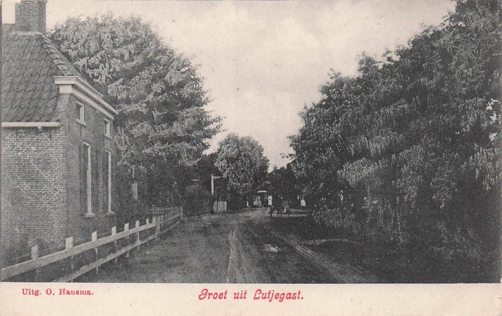 703-152-033 Groet uit Lutjegast, Verzenden, Voor 1920, Groningen