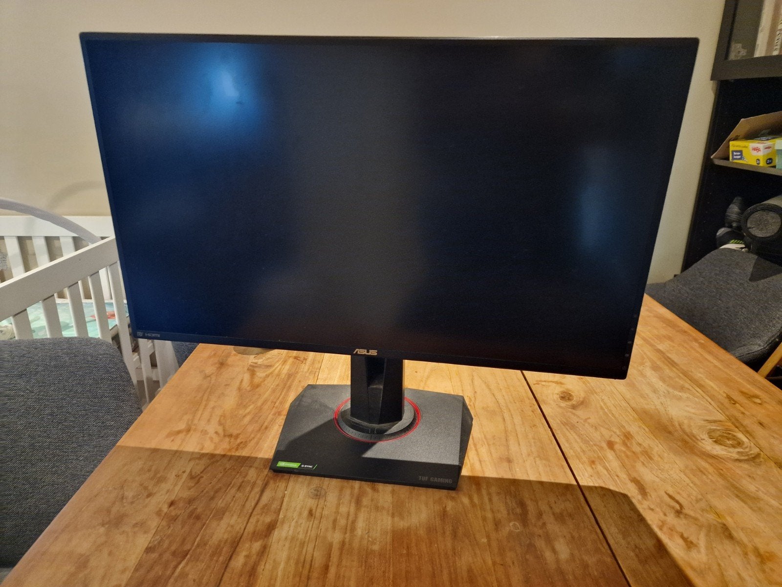 ASUS TUF Gaming Monitor - Full HD, 165Hz, 27 inch, IPS, ASUS, Zo goed als nieuw, 1 tot 2 ms