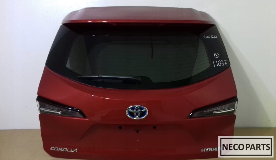 TOYOTA COROLLA E21 ACHTERKLEP ACHTERDEUR ORGINEEL, Gebruikt, -, Ophalen of Verzenden, Toyota