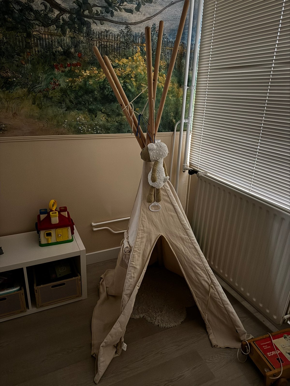 speeltent/tipi voor kinderen - Petite Amelie, Kinderen en Baby's, Speelgoed | Buiten | Speelhuisjes, Ophalen, Gebruikt, Hout