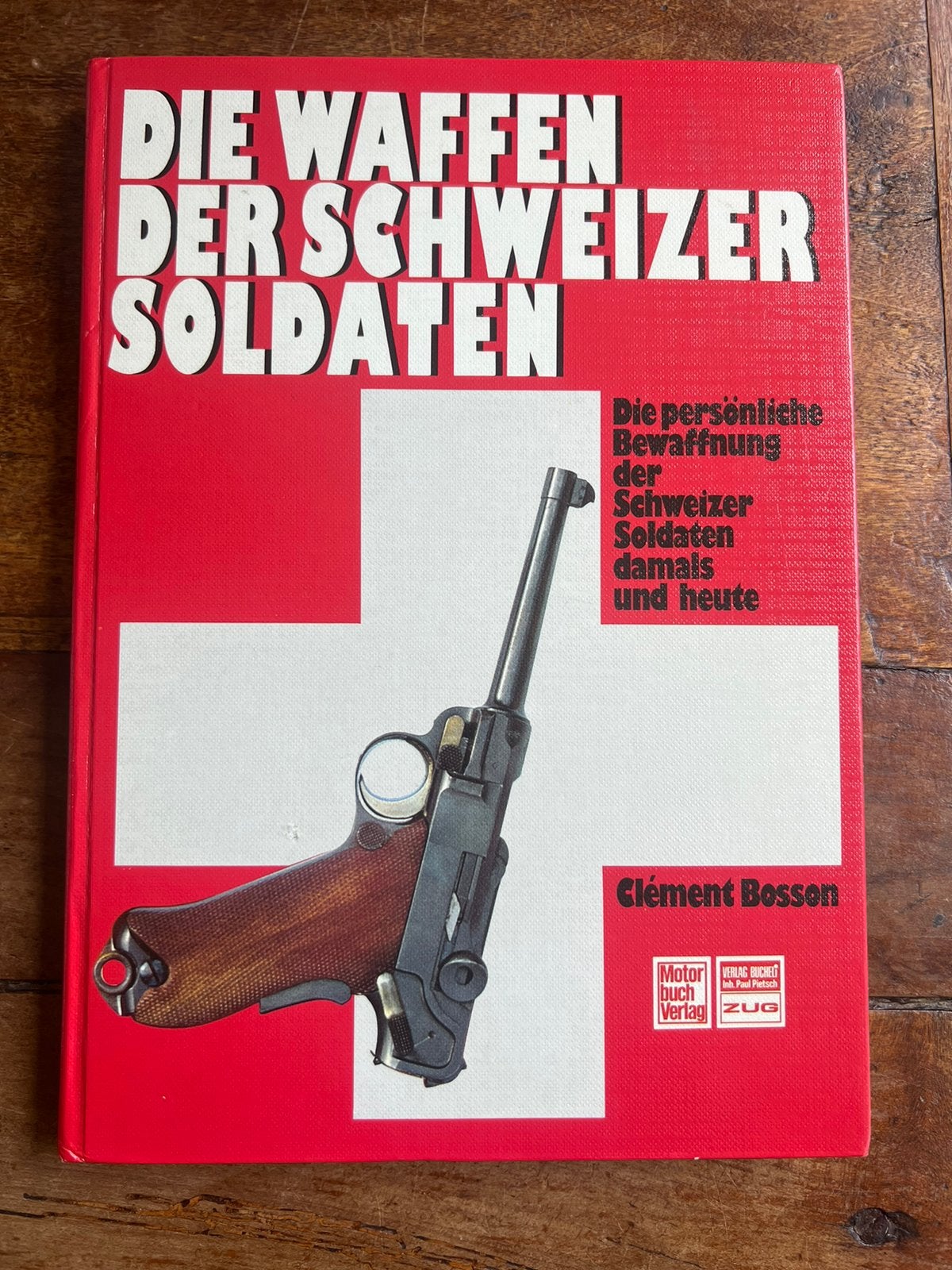 Naslagwerk boek Zwitserse infanterie wapens Luger P08 etc, Verzenden, Nederland, Boek of Tijdschrift