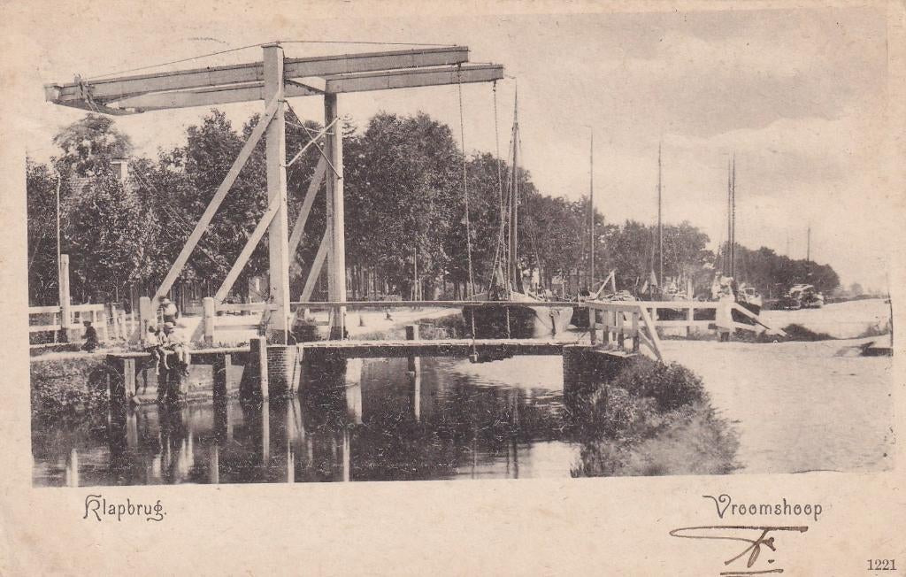 Vroomshoop, 1902., Verzamelen, Ansichtkaarten | Nederland, Verzenden, Voor 1920, Gelopen, Overijssel