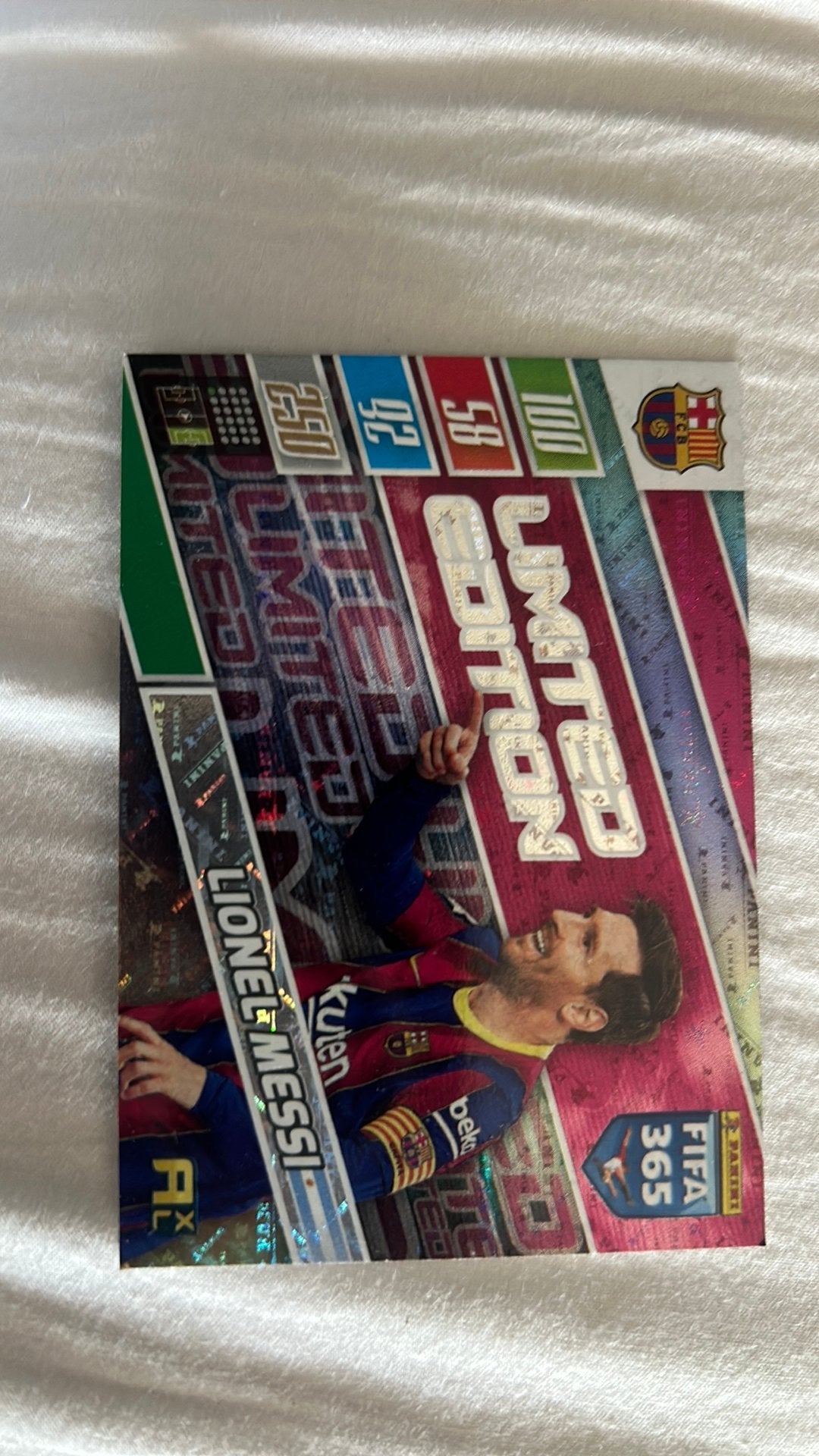 Messi kaart van vroeger en wat een perfecte conditie, Ophalen of Verzenden, Nieuw