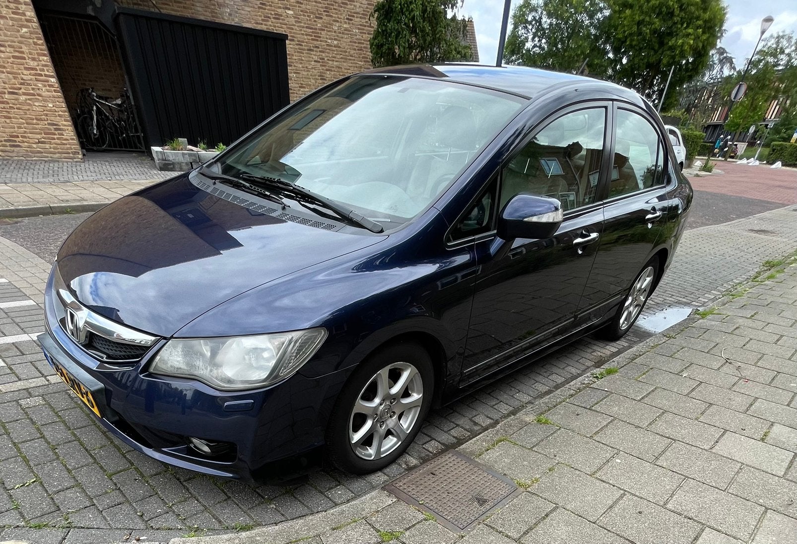 Honda Civic 1.3 Vtec Hybrid 4DR C-tr. 2010 Blauw, Euro 5, Hybride Elektrisch/Benzine, 22 km/l, Sedan