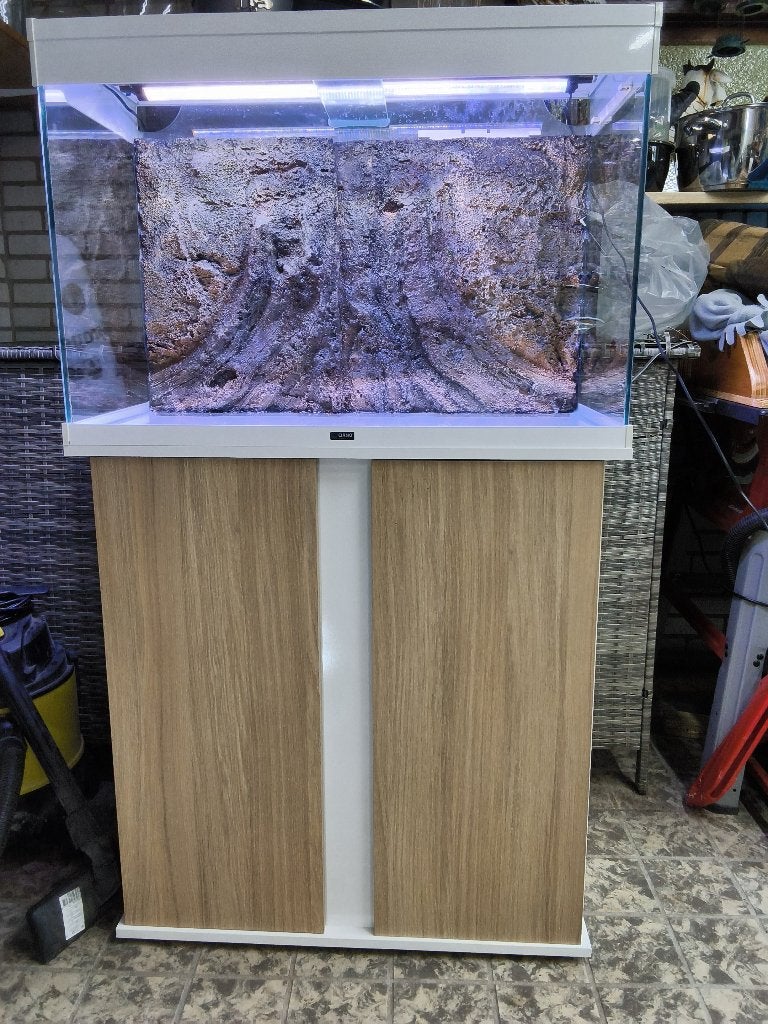 Aquarium met meubel 80/40/56, Ophalen, Inclusief toebehoren, Zo goed als nieuw, Leeg aquarium