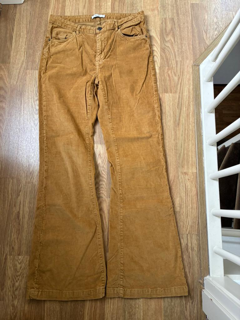 Sissy Boy ribbroek M beige corduroy, Kleding | Dames, Broeken en Pantalons, Maat 38/40 (M), Beige, Ophalen of Verzenden, Zo goed als nieuw