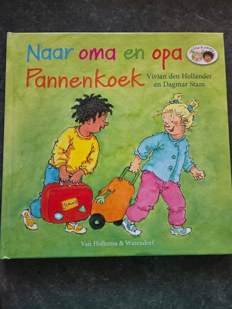 Naar oma en opa Pannenkoek - Kinderboek, Ophalen of Verzenden, Gelezen, Vivian den Hollander en Dagmar Stam, Fictie algemeen