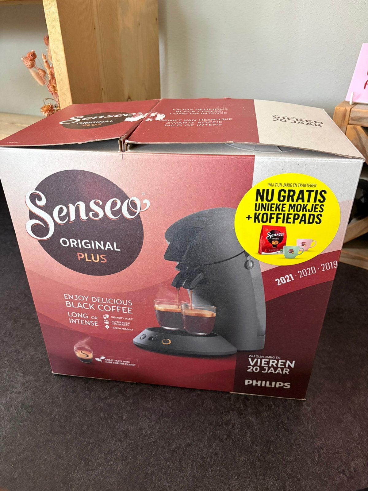 Senseo original plus in verpakking, Ophalen of Verzenden, Zo goed als nieuw, Koffiemachine