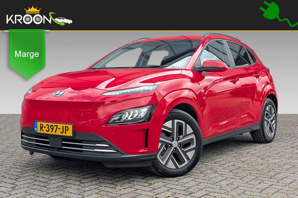 Hyundai KONA EV Fashion 39kWh 3-Fase SOH 96% Warmtepomp, Auto's, Gebruikt, Zwart, Met garantie (alle), 18 min