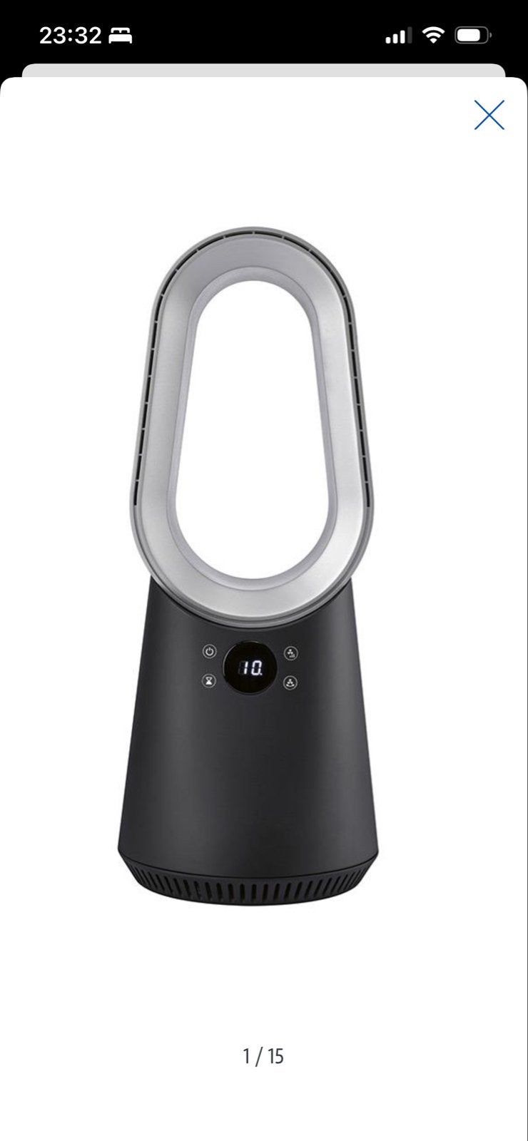 Ventilator 50.7 cm - Stijlvol en Krachtig, Ophalen, Zo goed als nieuw, Torenventilator