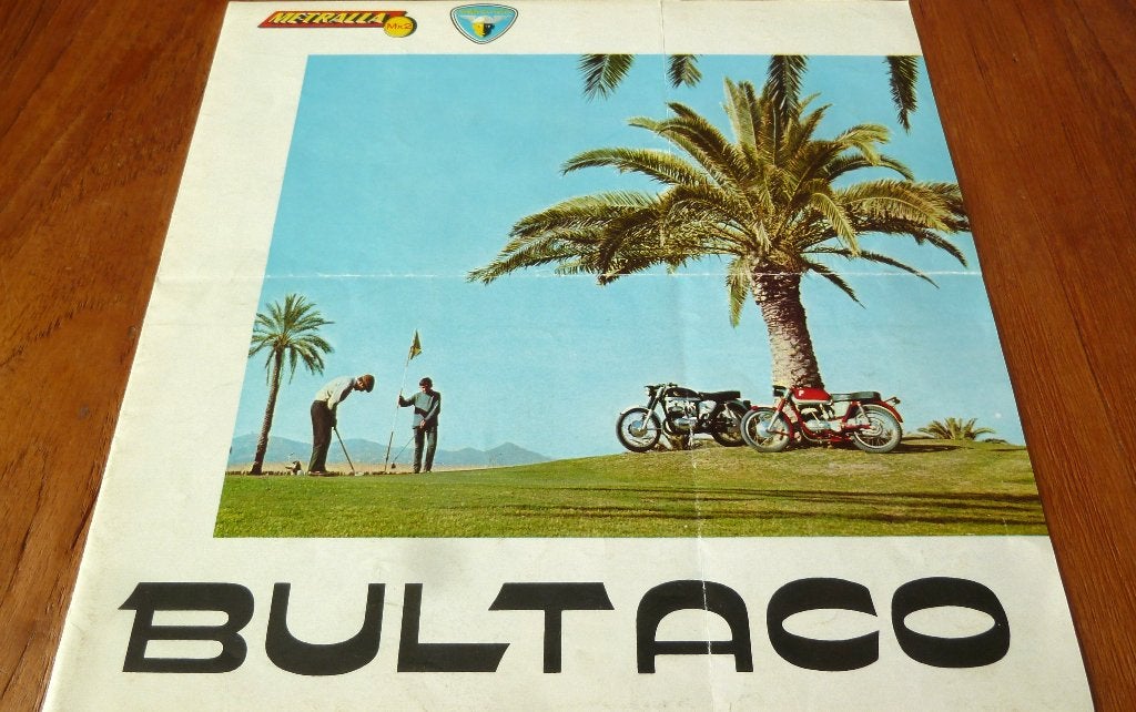 Folder BULTACO Metralla Mk2 1967, Motoren, Ophalen of Verzenden, Overige merken