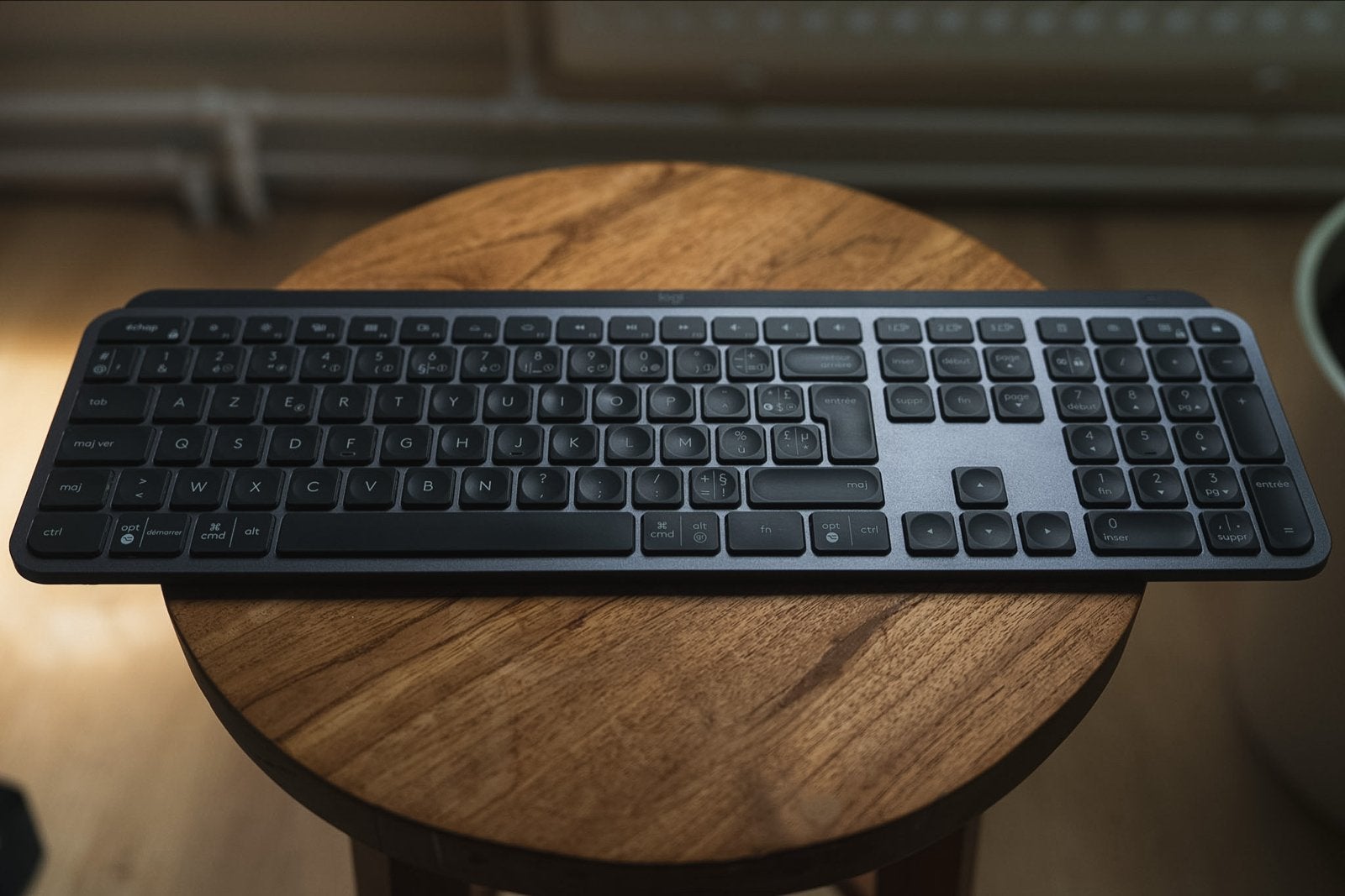 Logitech MX Keys Azerty Toetsenbord, Computers en Software, Toetsenborden, Multimediatoetsen, Azerty, Ophalen of Verzenden, Zo goed als nieuw
