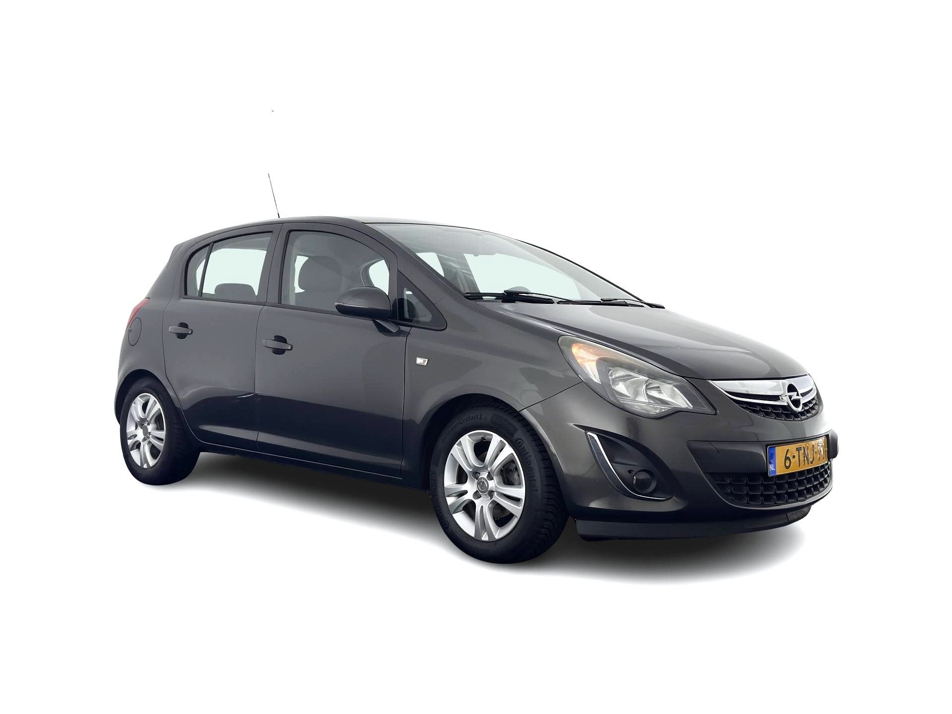 Opel Corsa 1.3 CDTi EcoFlex S/S Business+ *LEATHER-FABRIC |, Voorwielaandrijving, Euro 5, Gebruikt, Zwart