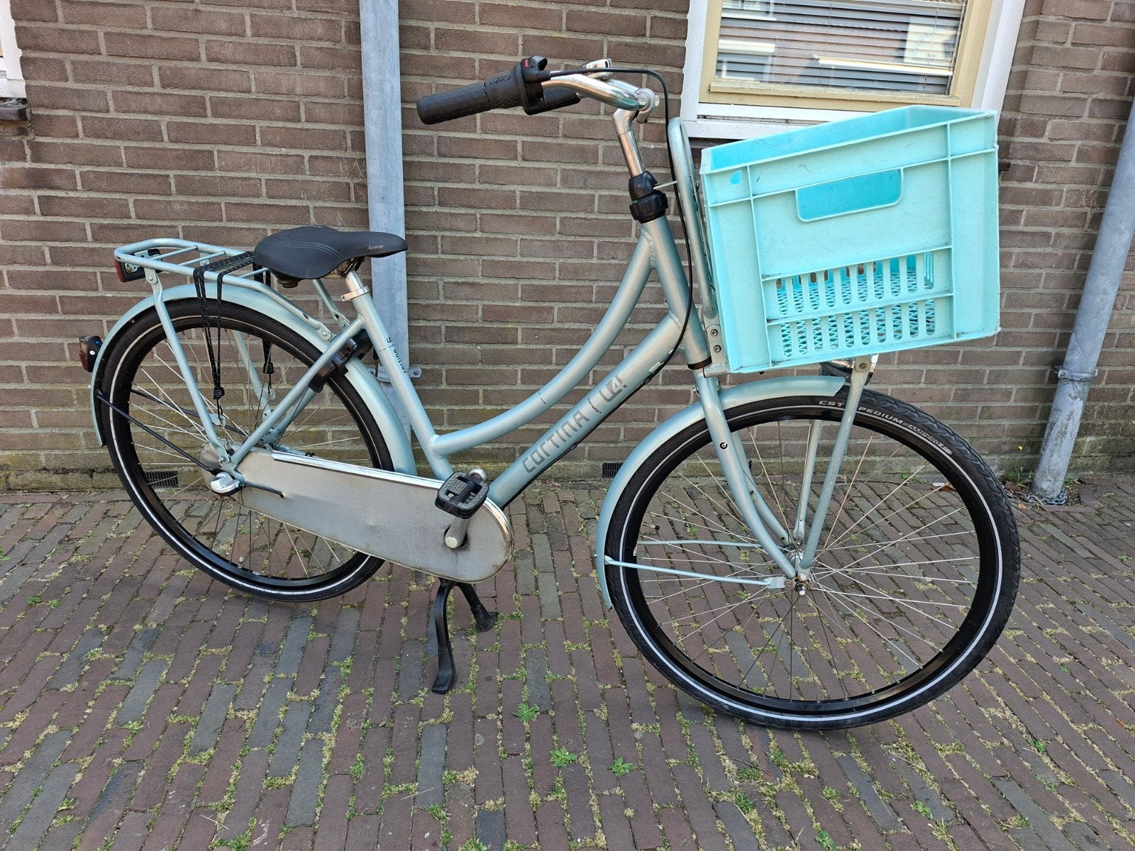 stevige Cortina U4 dames meisjesfiets Framemaat 50, Terugtraprem, Gebruikt, Versnellingen, 50 tot 53 cm