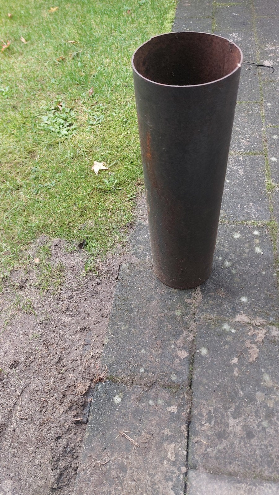 Kachelpijp 53 cm, 2mm dik, 15cm diameter, Ophalen of Verzenden, Gebruikt, Houthaard