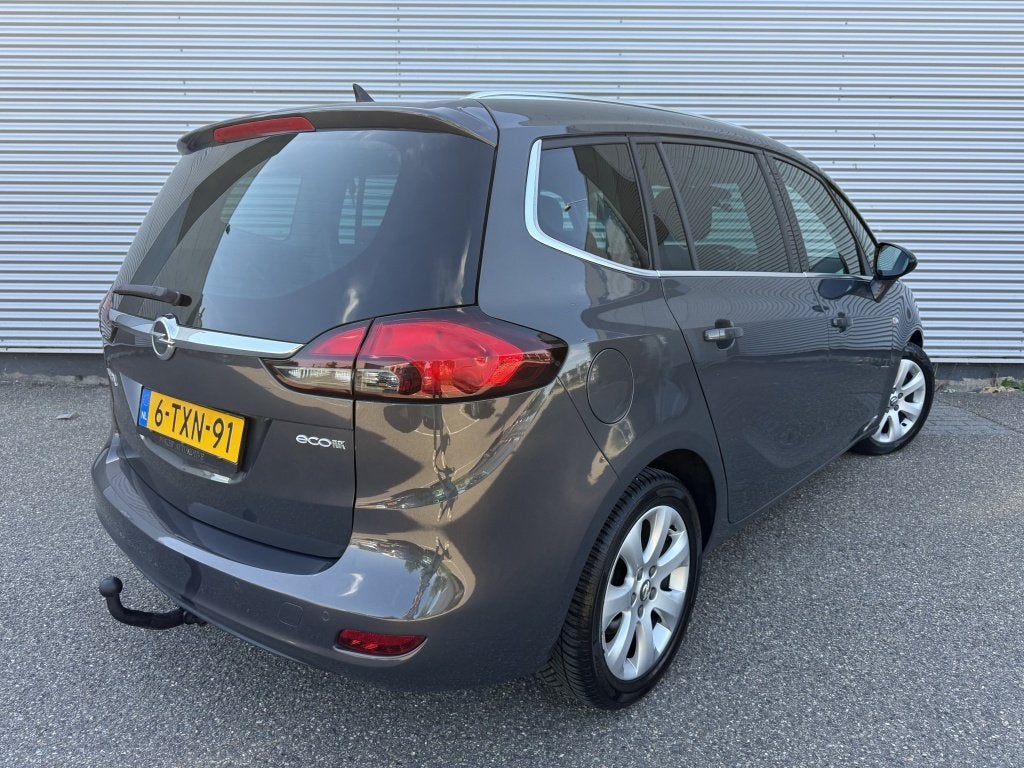 Opel Zafira Tourer 1.4 Rhythm (bj 2014), 1513 kg, Euro 5, Stof, Gebruikt