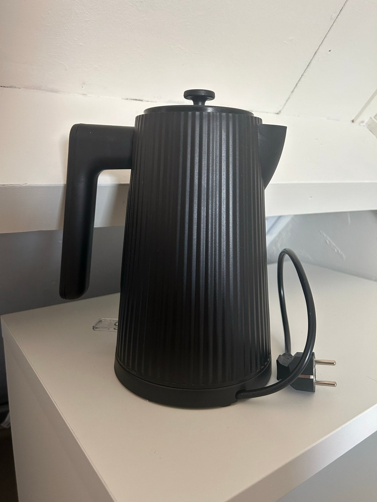 Zwarte waterkoker Lidl - 1 jaar oud, Witgoed en Apparatuur, Waterkokers, Gebruikt, 1 tot 2 liter, Ophalen