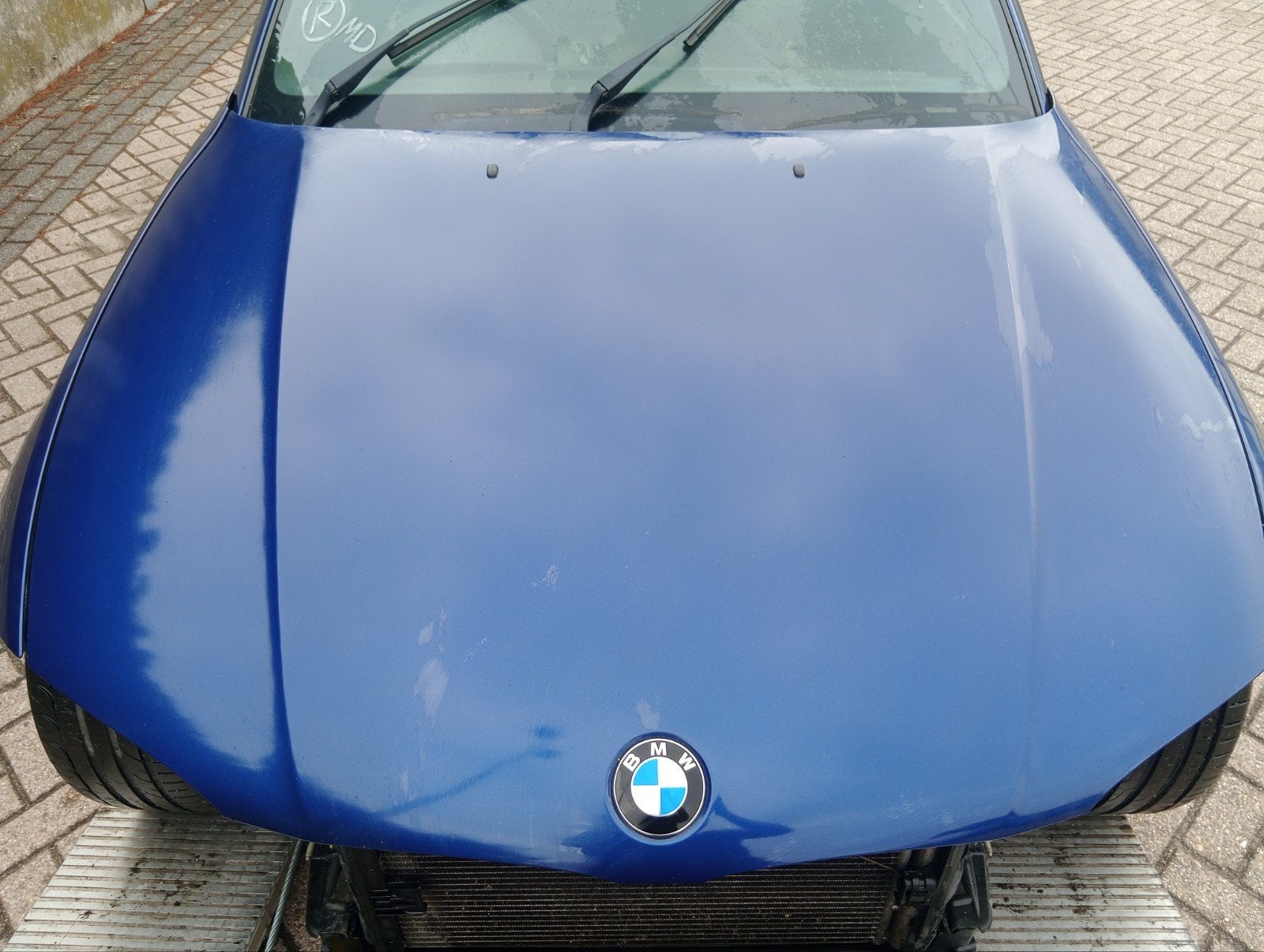 BMW 1 serie Motorkap E81 E82 E87 E88 Le Mans Blau Metallic, Auto-onderdelen, Ophalen, Gebruikt, Voor, BMW