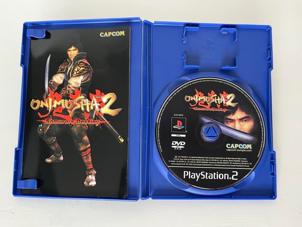 Onimusha 2 Samurai's Destiny PlayStation 2, Spelcomputers en Games, Avontuur en Actie, Gebruikt, T, Ophalen of Verzenden
