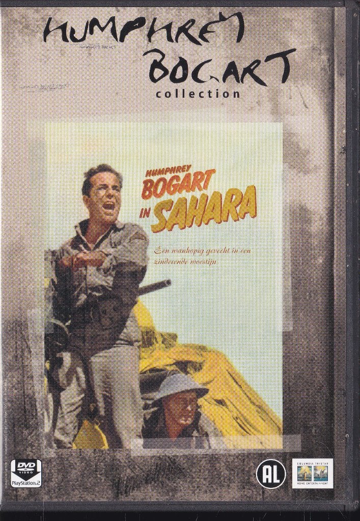 Sahara ֎ 1943, Humphrey Bogart, Bruce Bennett, Alle leeftijden, Ophalen of Verzenden, Zo goed als nieuw, 1940 tot 1960