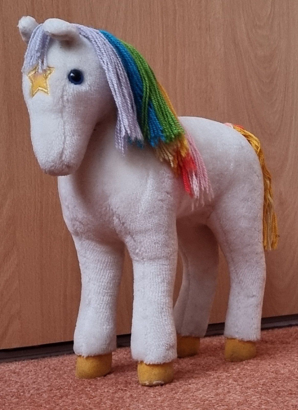 knuffel paard, rainbow Brite Starlite, Kinderen en Baby's, Speelgoed | Knuffels en Pluche, Ophalen of Verzenden, Paard