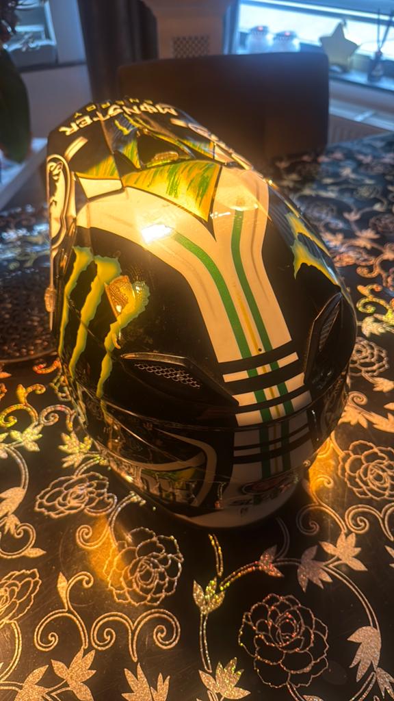 Monster energie vross helm nu 35 eueo, Motoren, Kleding | Motorhelmen, Ophalen of Verzenden, Tweedehands, Integraalhelm, Overige merken