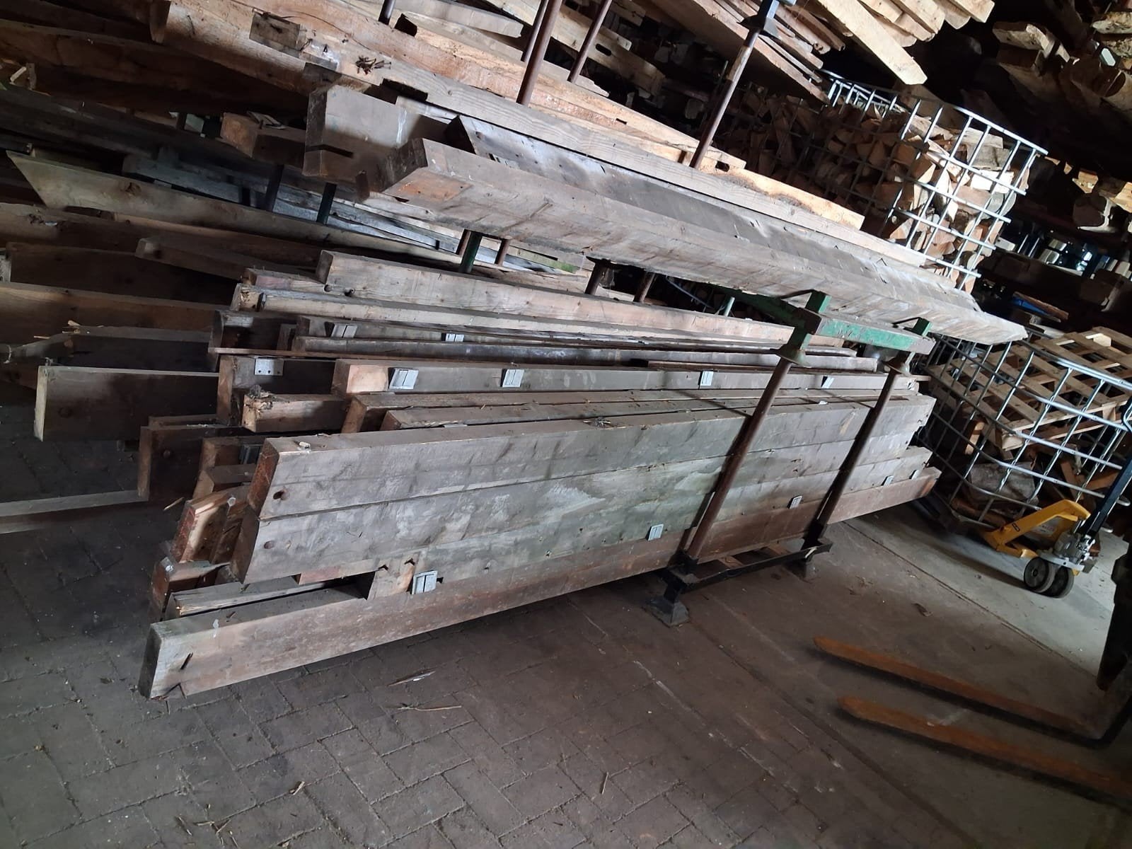 Houten balkens, Ophalen, Overige houtsoorten, 50 mm of meer, Minder dan 200 cm