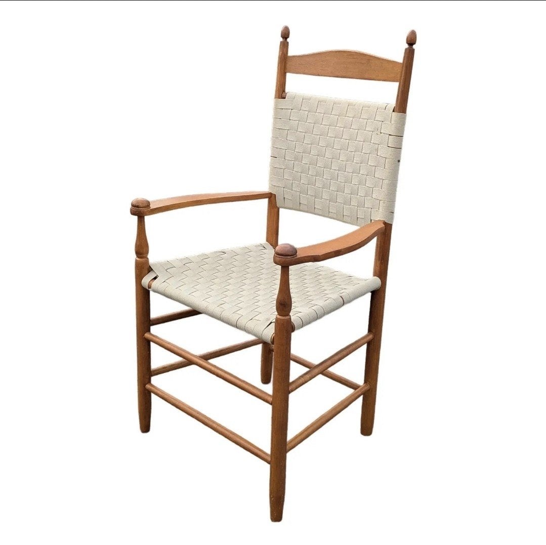 Vintage Shaker eetkamerstoelen, 2 met armleuning, 8 zonder, Ophalen of Verzenden