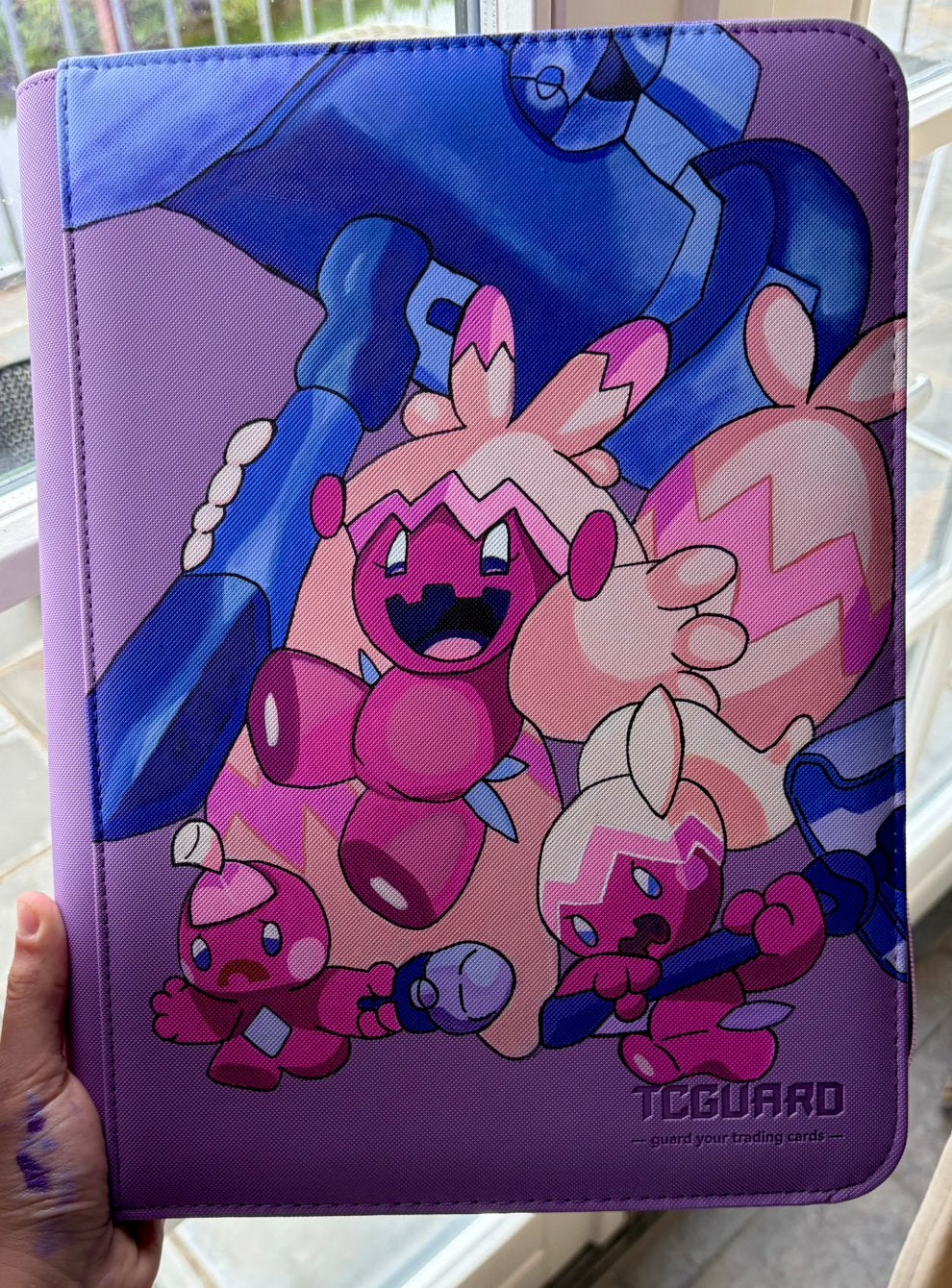 Custom 9 pocket Pokémon binder Tinkaton, Verzenden, Zo goed als nieuw