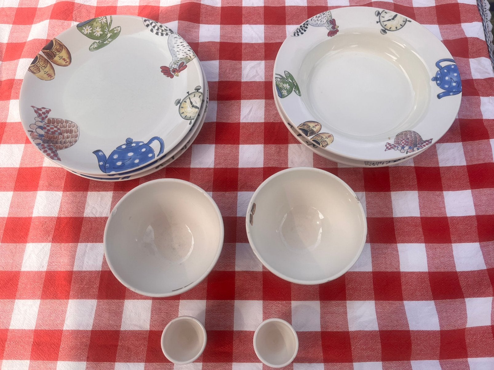 Alie Kruse-Kolk servies LANDLEVEN (gedeeltelijk), Gebruikt, Overige merken, Ophalen of Verzenden, Bord(en)