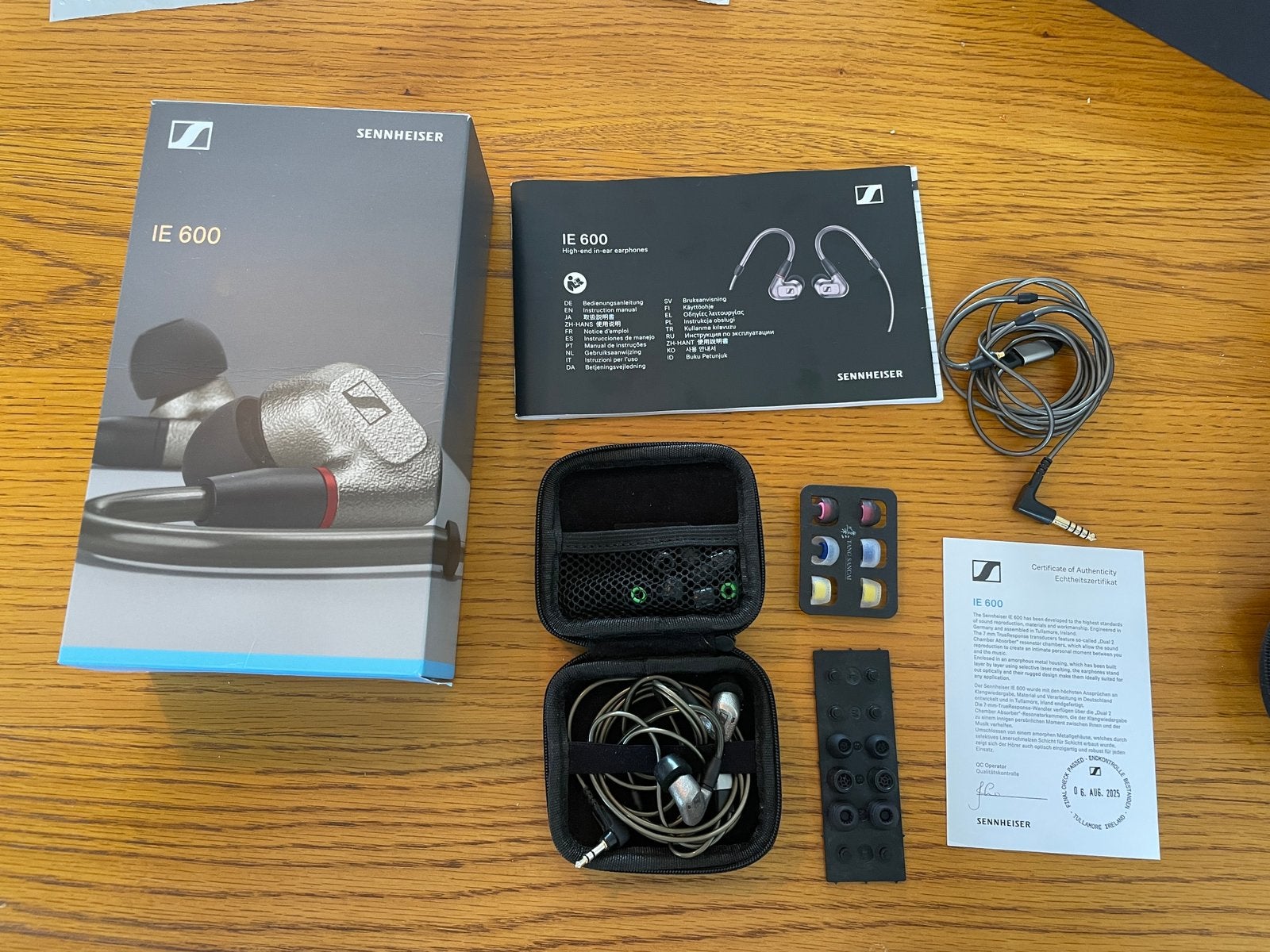 Sennheiser IE600, Ophalen of Verzenden, Zo goed als nieuw
