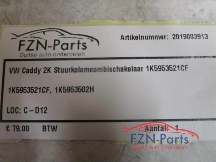 Combischakelaar Stuurkolom Volkswagen Caddy (22733273), Ophalen of Verzenden, Gebruikt