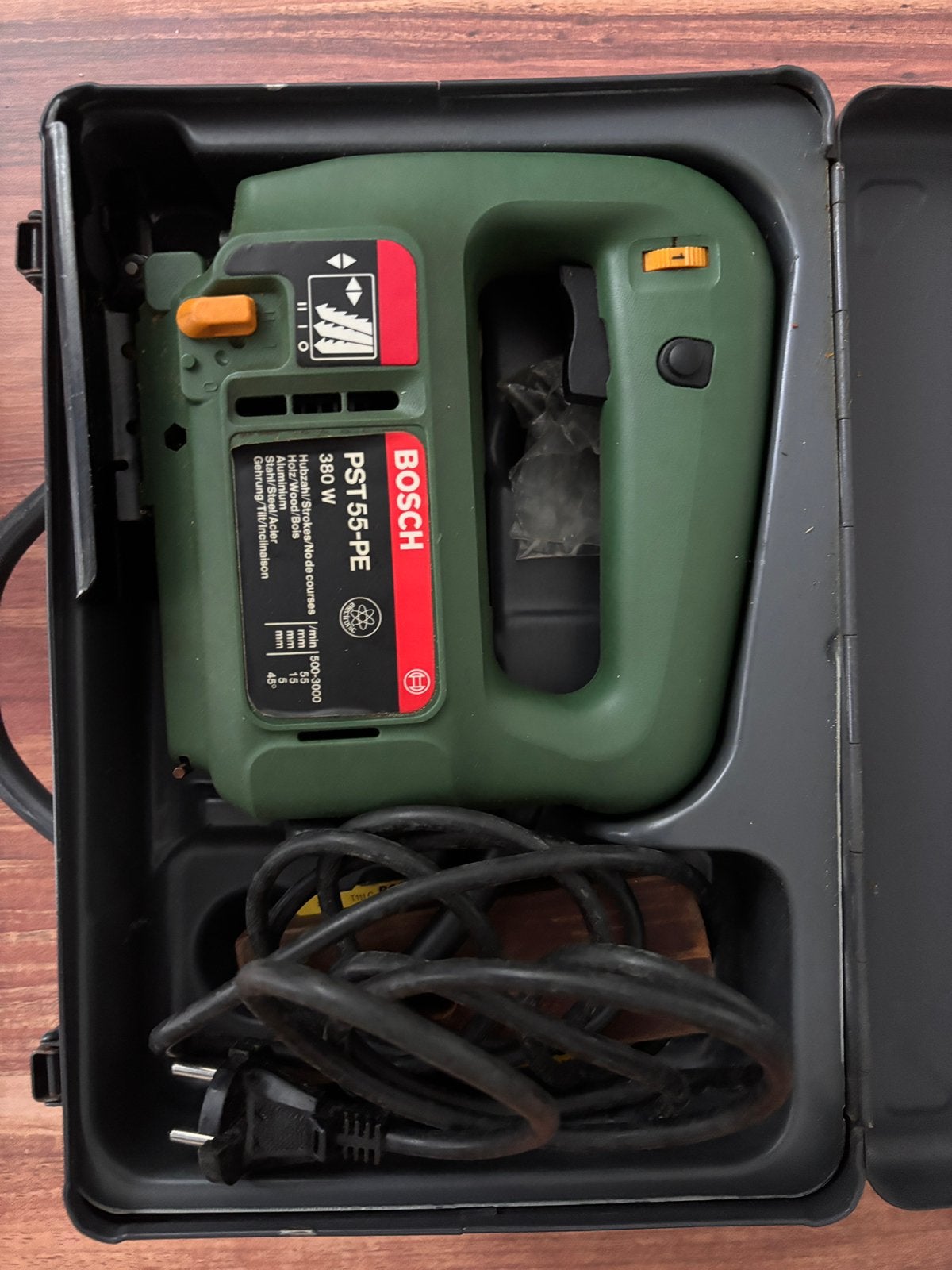 Bosch decoupeeerzaag PST55-PS, Ophalen, Decoupeerzaag, Zo goed als nieuw, 30 tot 70 mm