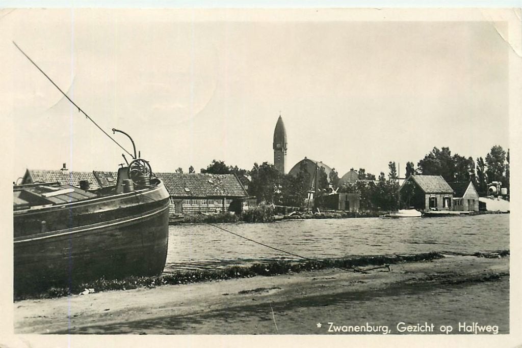 378-313-007 Zwanenburg Gezicht op Halfweg, Verzenden, Voor 1920, Noord-Holland