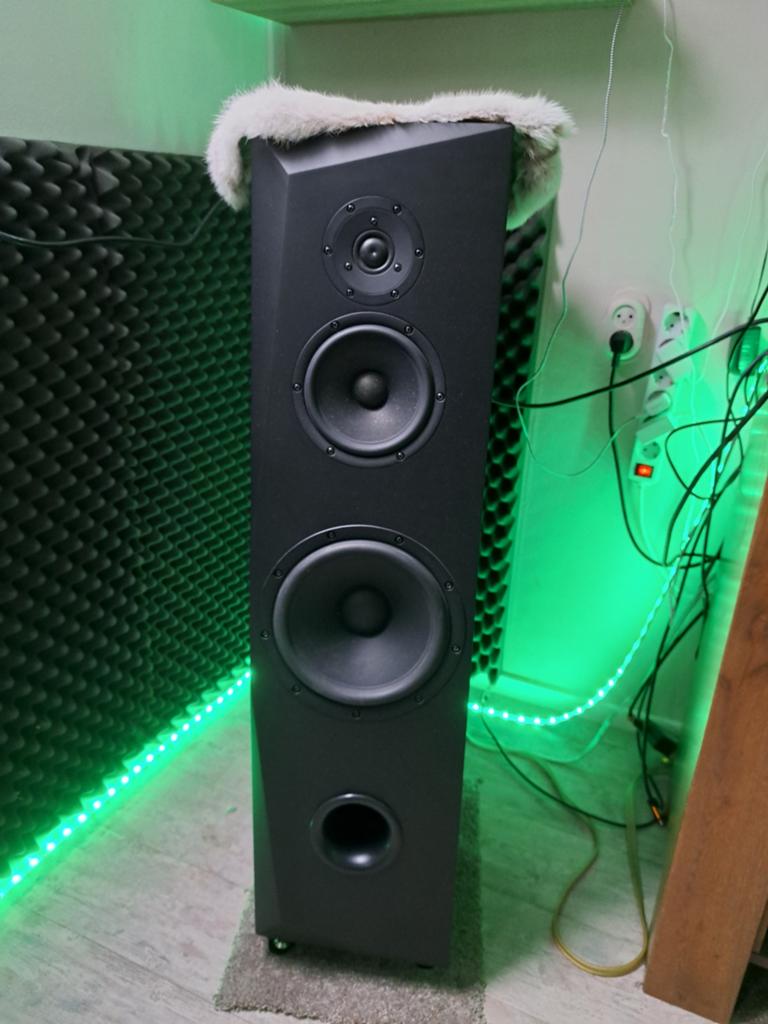 SB Acoustics RINJANI Black zelfbouw Speakers High end, Audio, Tv en Foto, Luidsprekers, Zo goed als nieuw, 60 tot 120 watt, Front, Rear of Stereo speakers