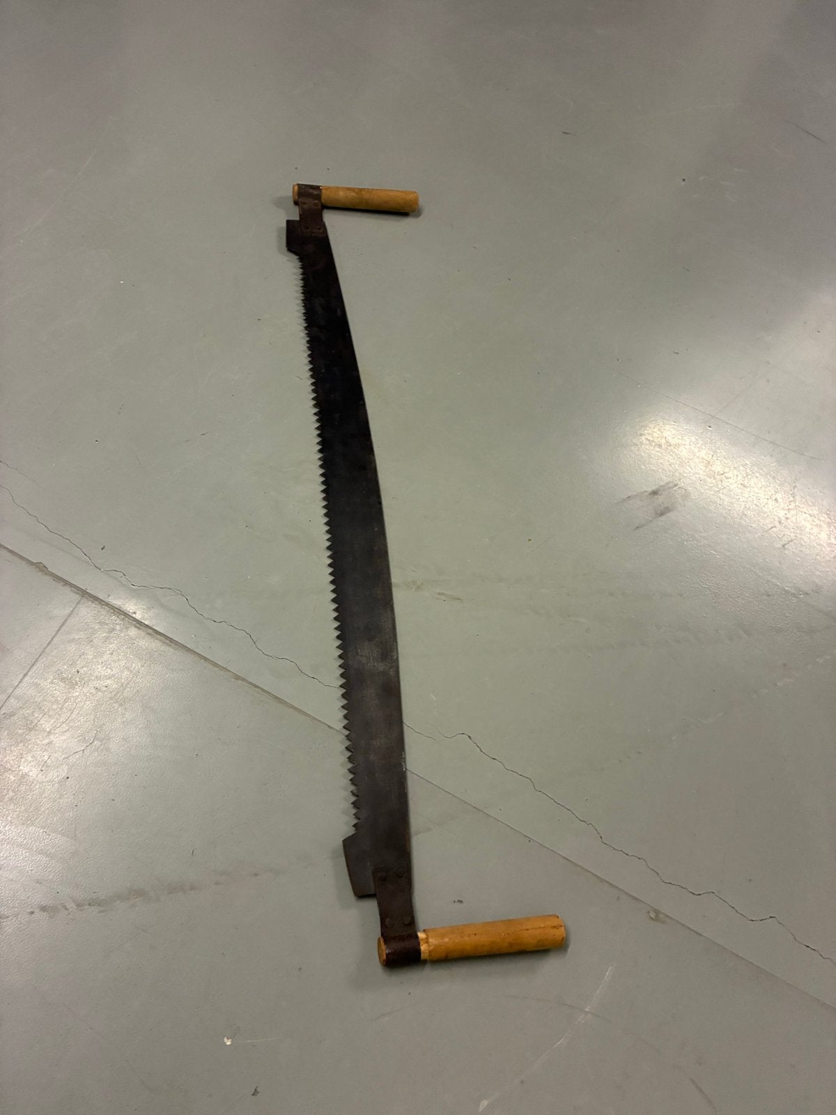 Oude houtzaag - 120 cm lang, Ophalen