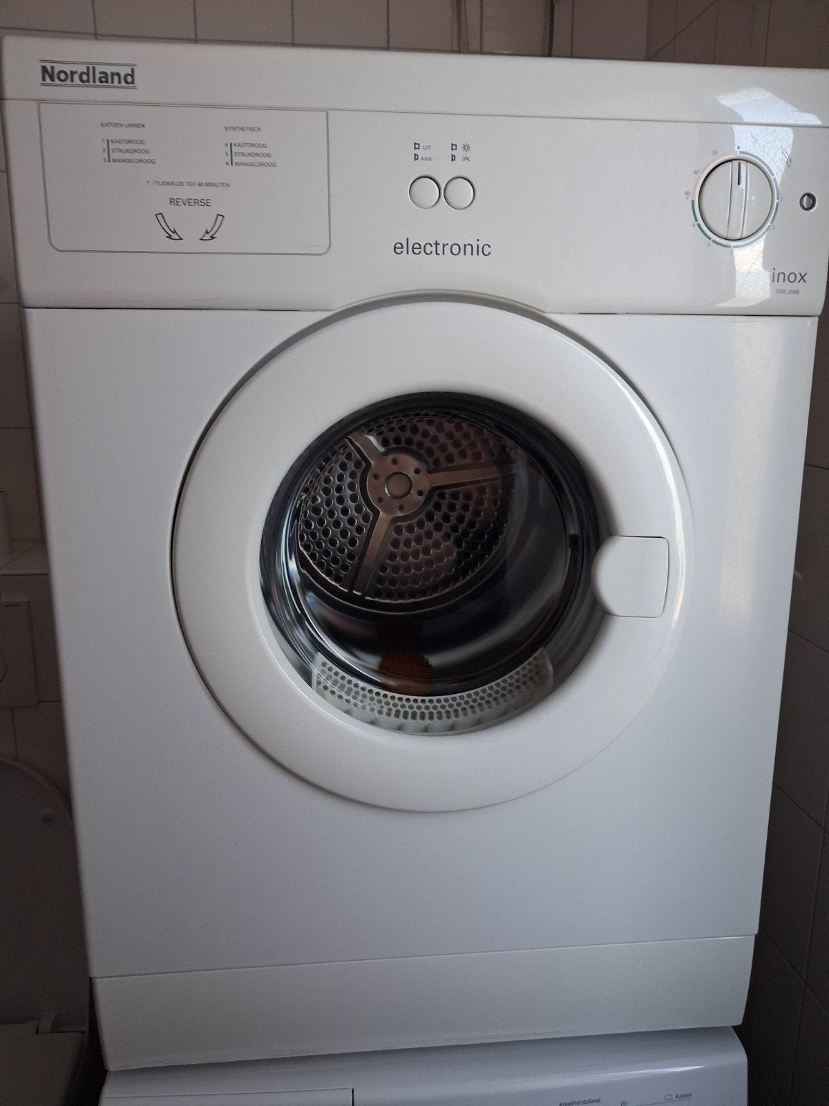 Nordland wasdroger  GRATIS, Witgoed en Apparatuur, Ophalen, Gebruikt, Luchtafvoer, 85 tot 90 cm