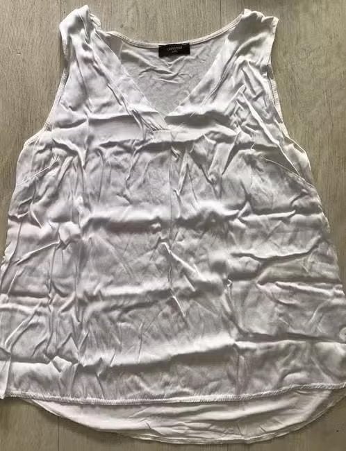 Wit topje maat L - XL van chastar, Kleding | Dames, Maat 46/48 (XL) of groter, Nieuw, Ophalen of Verzenden, Zonder mouw