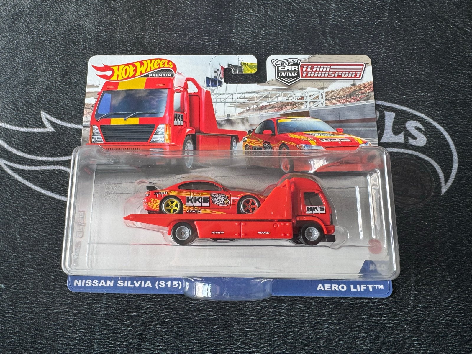 Hot Wheels Team Transport Nissan Silvia (S15) Aero Lift, Ophalen of Verzenden, Nieuw, Auto