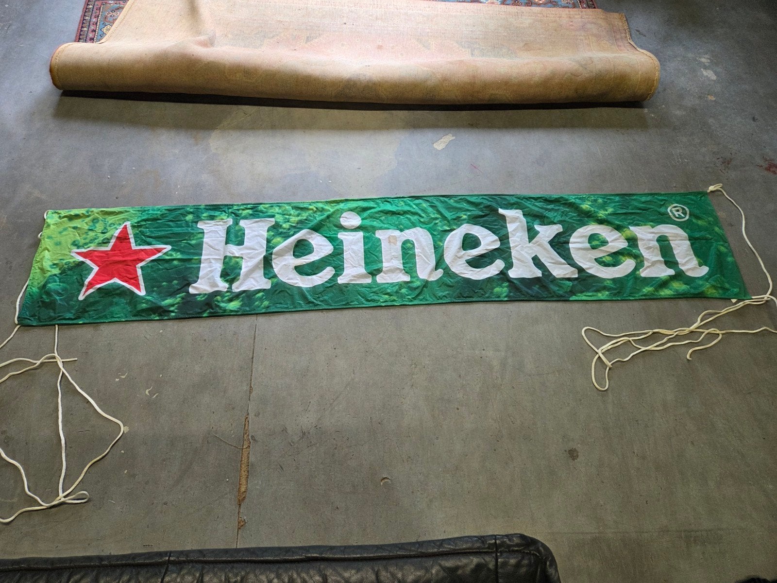 Heineken Reclamebanner - Groot Formaat, Ophalen of Verzenden, Gebruikt, Reclamebord