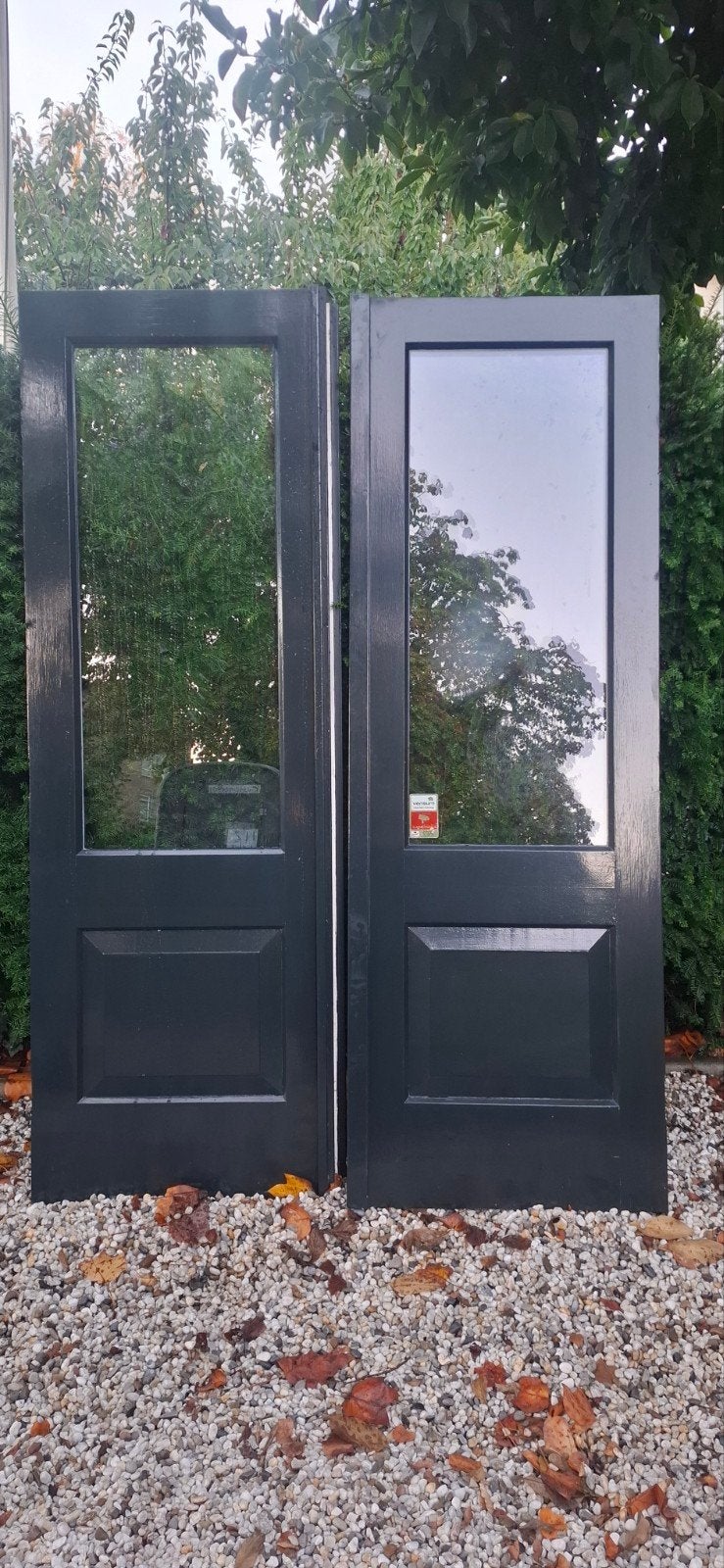 dubbele deuren met dubbel glas, Ophalen of Verzenden