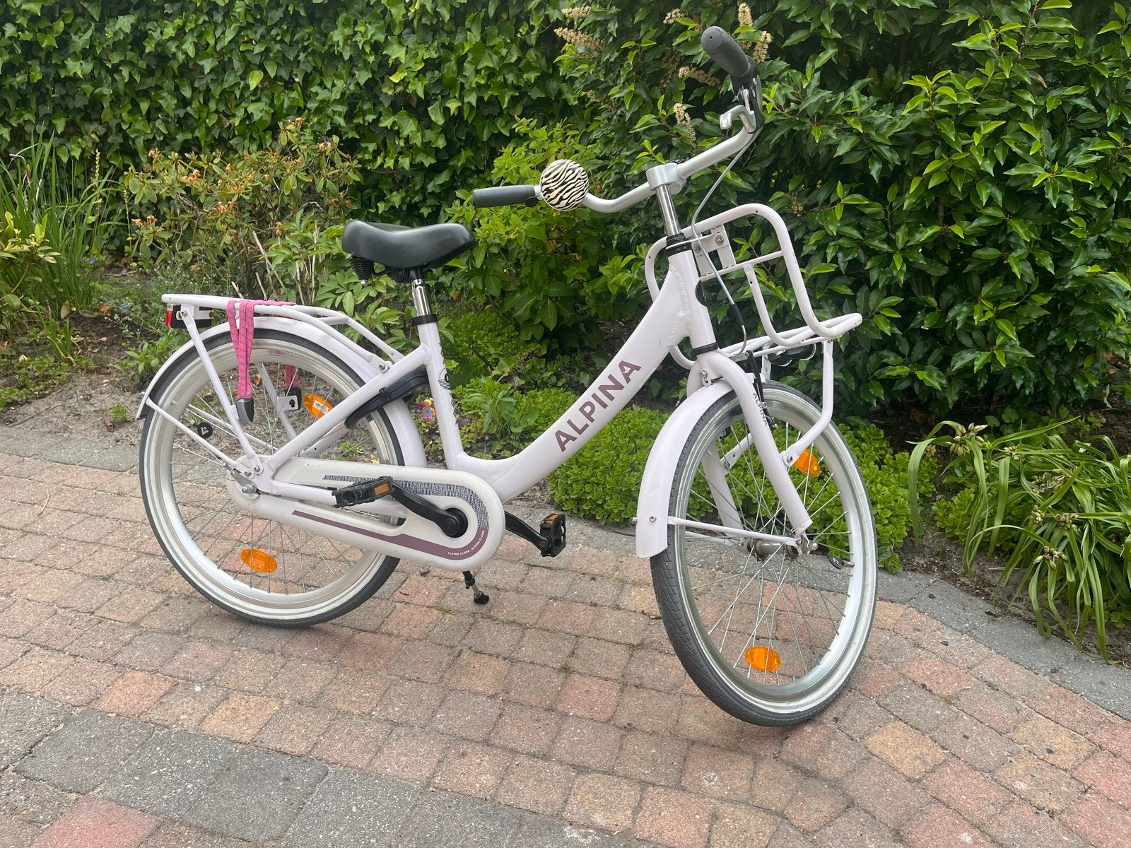 Alpina Clubb Meisjesfiets 22 inch licht roze, Fietsen en Brommers, Fietsen | Meisjes, Ophalen, Terugtraprem, 22 inch, Handrem